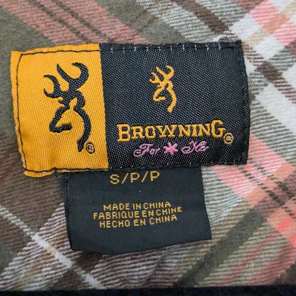 Browning For Her Button Down Plaid Long Sleeve Top - Picture 2 of 5